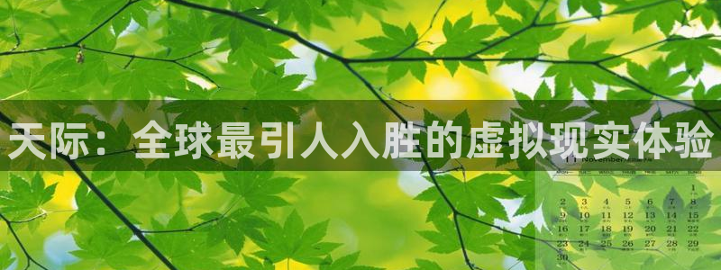 高德娱乐4招商：天际：全球最引人入胜的虚拟现实体验