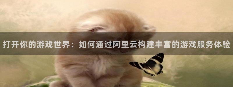 高德娱乐游戏：打开你的游戏世界：如何通过阿里云构建丰富的游戏